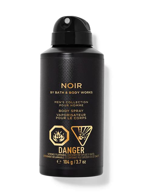 Noir body mist .